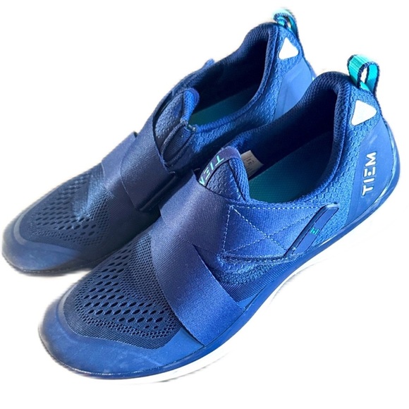 Blue Athletic Shoes Women’s 8.5 slipstream Tiem spinning shoes cycling with clip - Picture 6 of 6